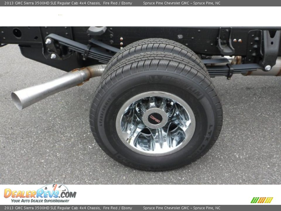 2013 GMC Sierra 3500HD SLE Regular Cab 4x4 Chassis Fire Red / Ebony Photo #7