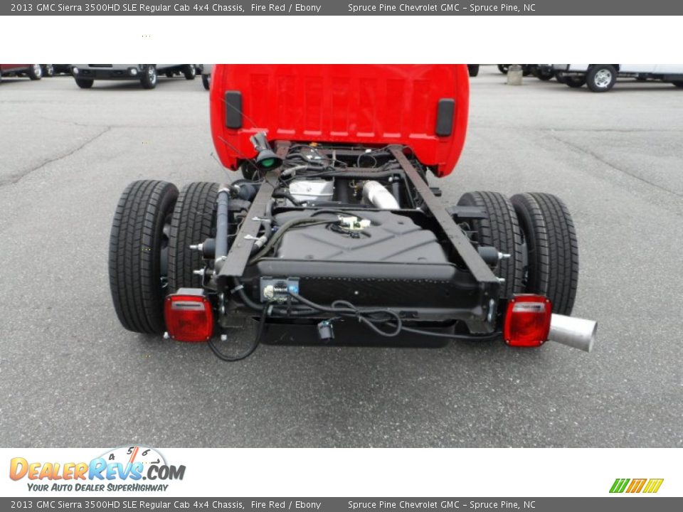 2013 GMC Sierra 3500HD SLE Regular Cab 4x4 Chassis Fire Red / Ebony Photo #8