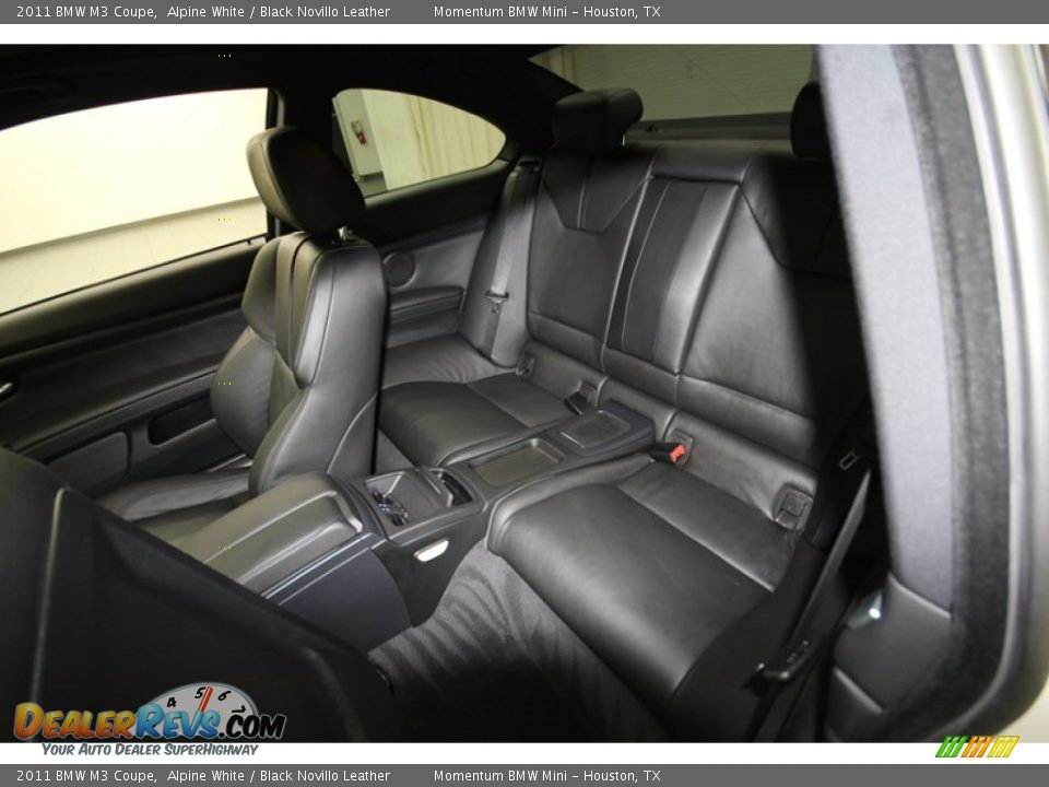 Rear Seat of 2011 BMW M3 Coupe Photo #14
