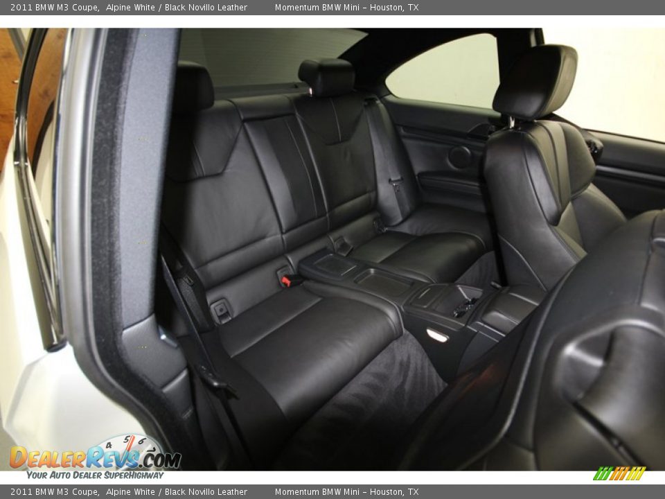 Rear Seat of 2011 BMW M3 Coupe Photo #34