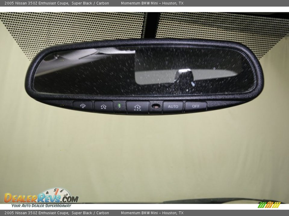 2005 Nissan 350Z Enthusiast Coupe Super Black / Carbon Photo #16