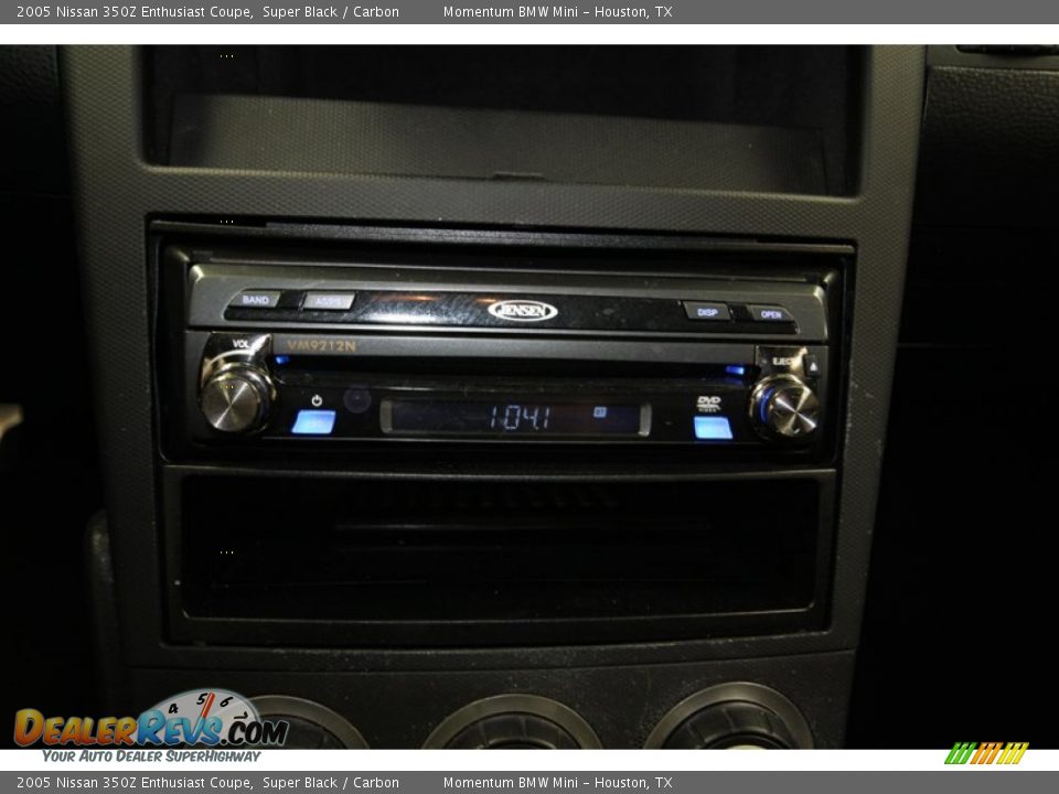 2005 Nissan 350Z Enthusiast Coupe Super Black / Carbon Photo #19