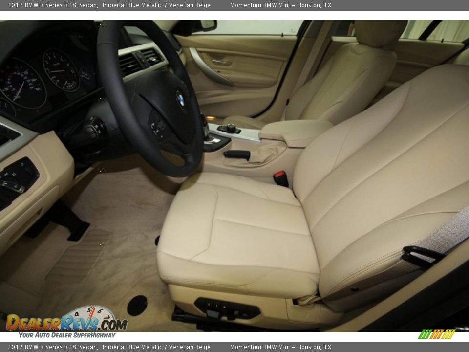 2012 BMW 3 Series 328i Sedan Imperial Blue Metallic / Venetian Beige Photo #3