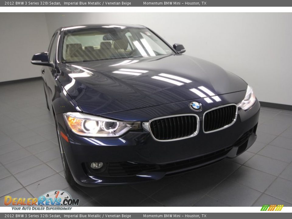 2012 BMW 3 Series 328i Sedan Imperial Blue Metallic / Venetian Beige Photo #5