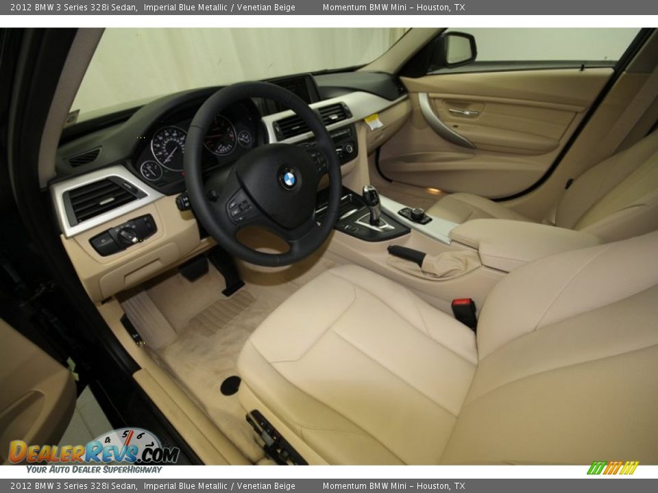Venetian Beige Interior - 2012 BMW 3 Series 328i Sedan Photo #11