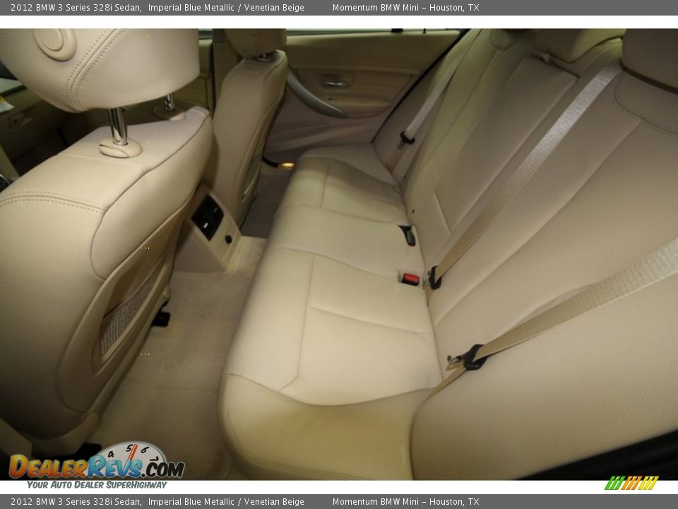 Rear Seat of 2012 BMW 3 Series 328i Sedan Photo #12