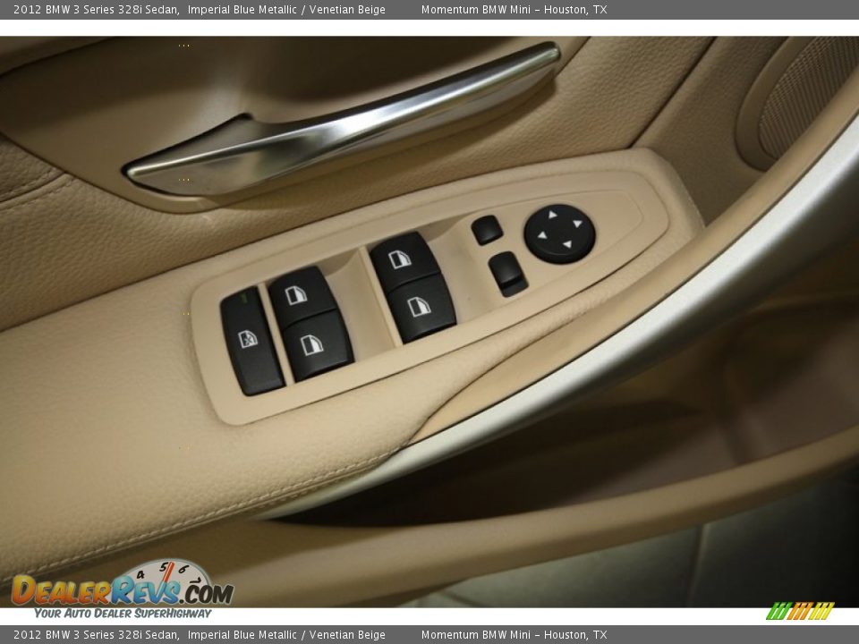 2012 BMW 3 Series 328i Sedan Imperial Blue Metallic / Venetian Beige Photo #14