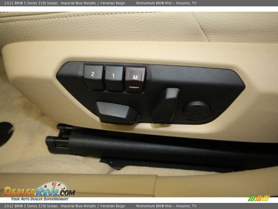 2012 BMW 3 Series 328i Sedan Imperial Blue Metallic / Venetian Beige Photo #15