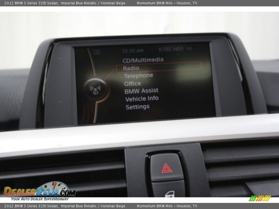 2012 BMW 3 Series 328i Sedan Imperial Blue Metallic / Venetian Beige Photo #18