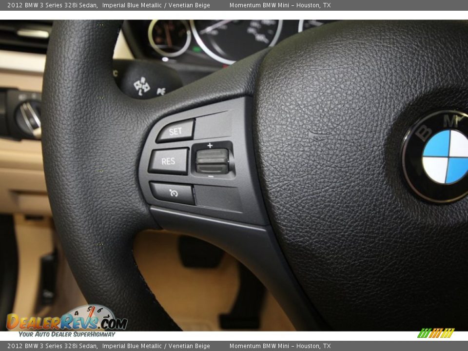 2012 BMW 3 Series 328i Sedan Imperial Blue Metallic / Venetian Beige Photo #20