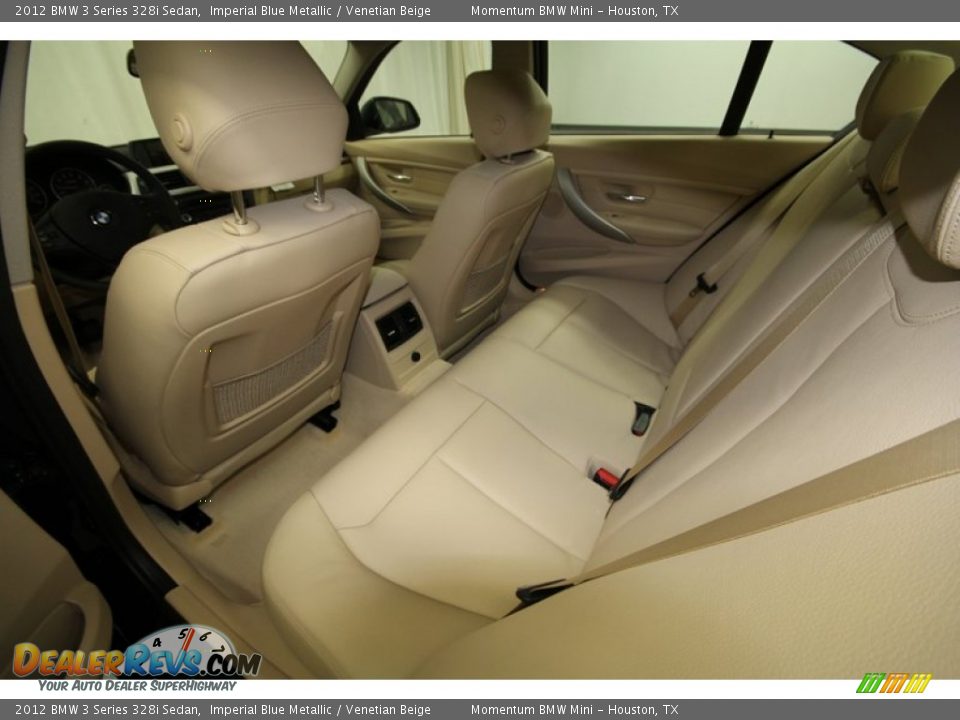 2012 BMW 3 Series 328i Sedan Imperial Blue Metallic / Venetian Beige Photo #21