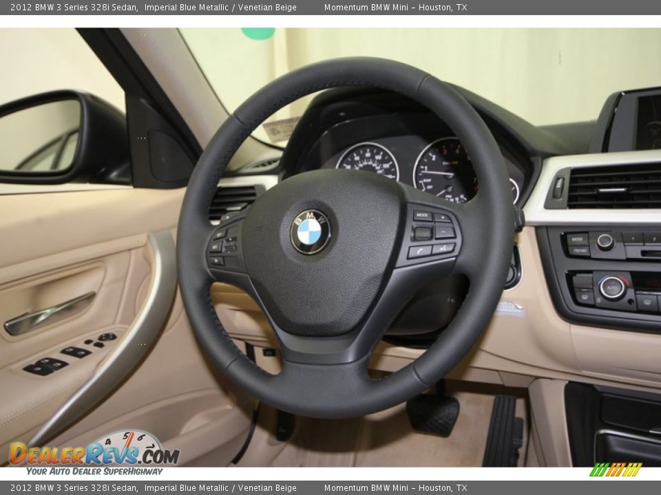 2012 BMW 3 Series 328i Sedan Steering Wheel Photo #23