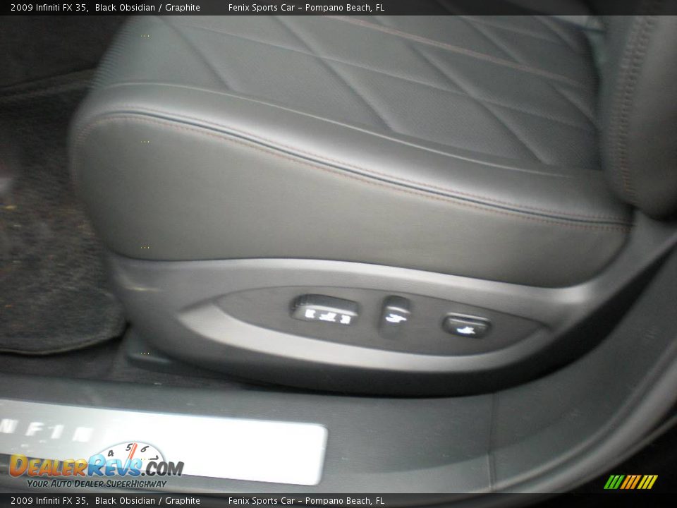2009 Infiniti FX 35 Black Obsidian / Graphite Photo #17