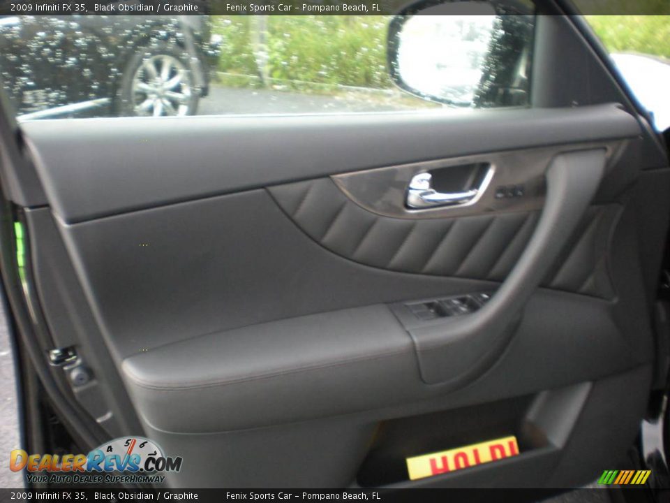 2009 Infiniti FX 35 Black Obsidian / Graphite Photo #18