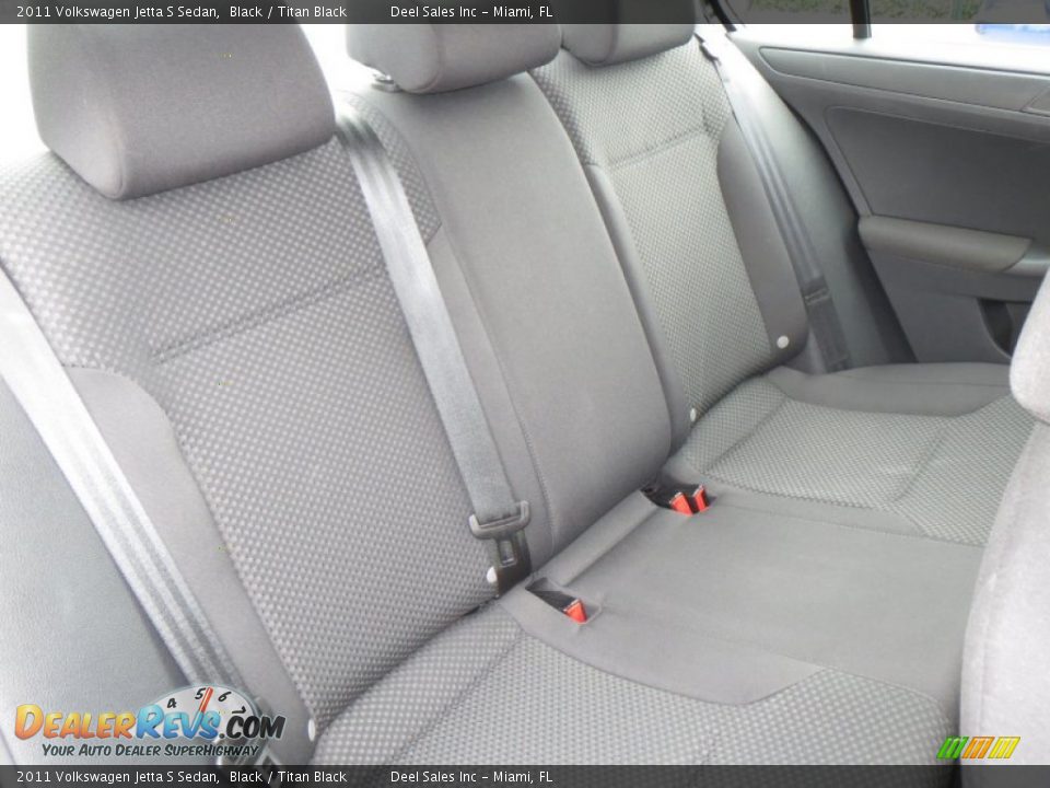 2011 Volkswagen Jetta S Sedan Black / Titan Black Photo #11