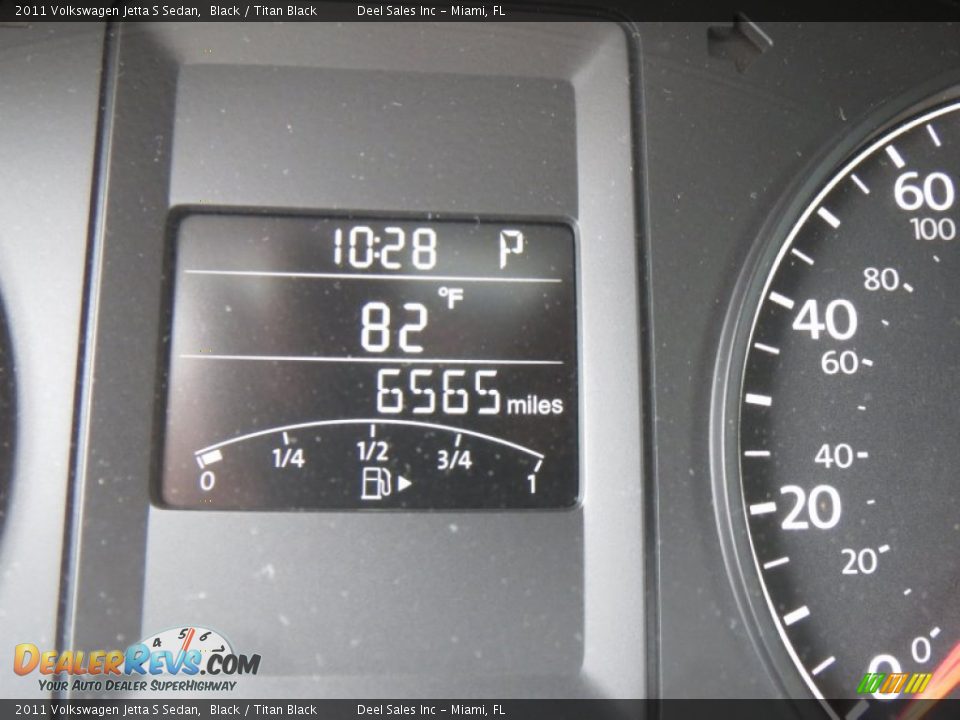 2011 Volkswagen Jetta S Sedan Black / Titan Black Photo #15