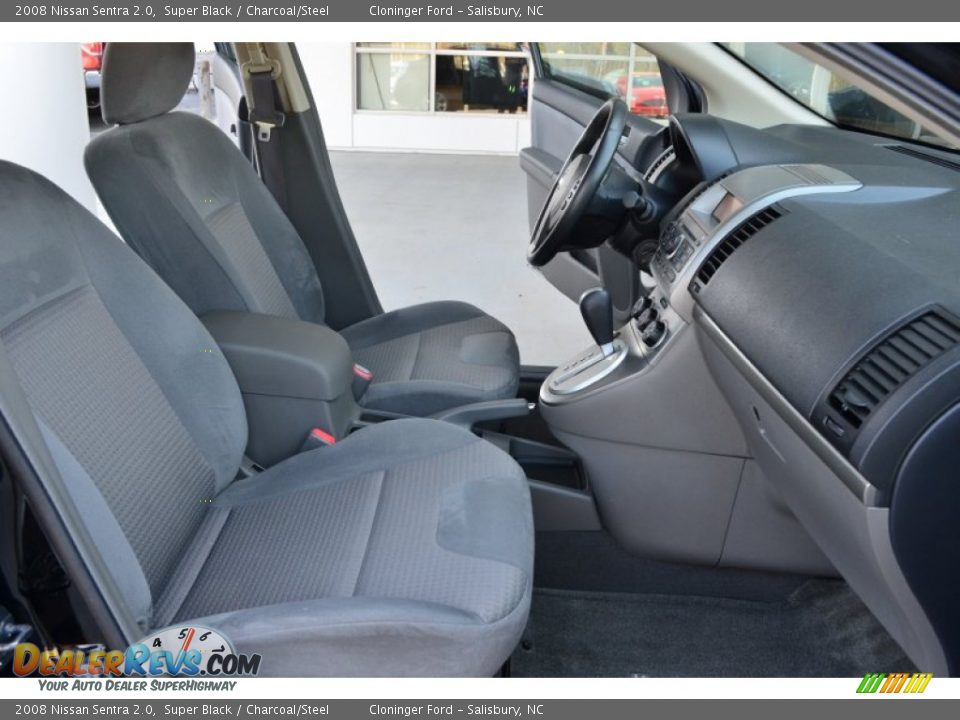 2008 Nissan Sentra 2.0 Super Black / Charcoal/Steel Photo #15