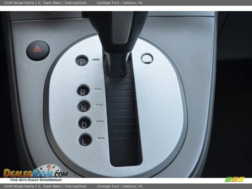 2008 Nissan Sentra 2.0 Super Black / Charcoal/Steel Photo #27