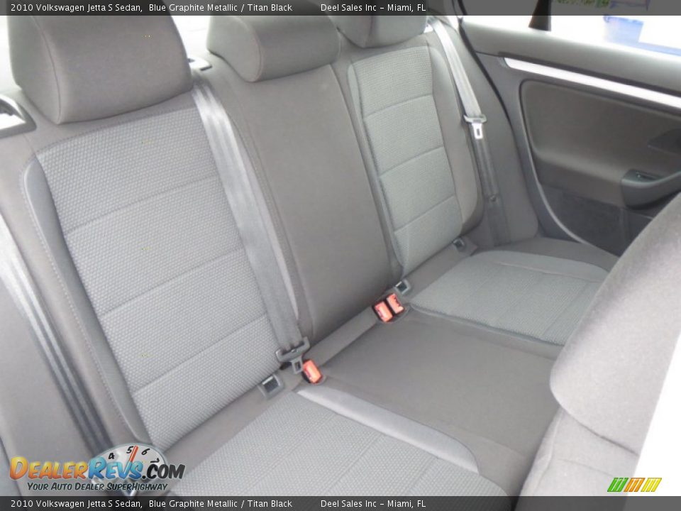 2010 Volkswagen Jetta S Sedan Blue Graphite Metallic / Titan Black Photo #11