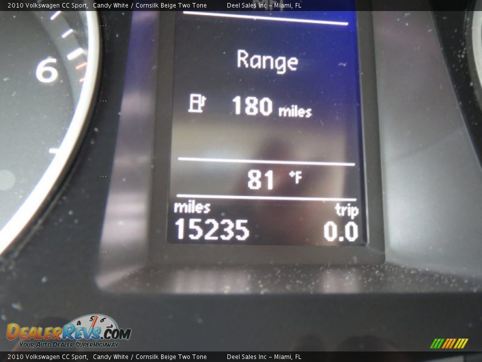 2010 Volkswagen CC Sport Candy White / Cornsilk Beige Two Tone Photo #15