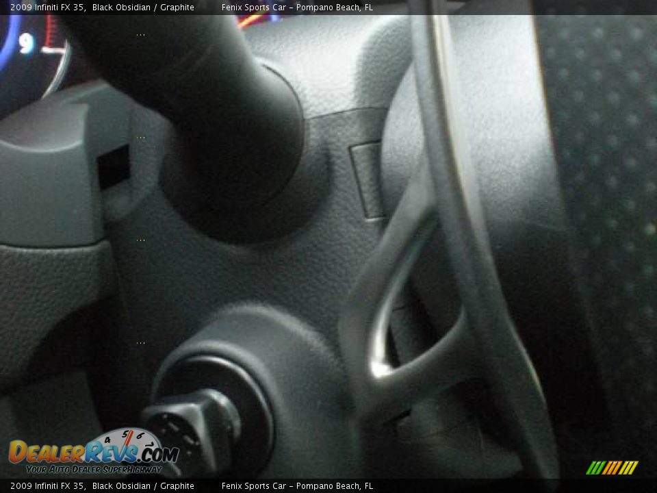2009 Infiniti FX 35 Black Obsidian / Graphite Photo #24