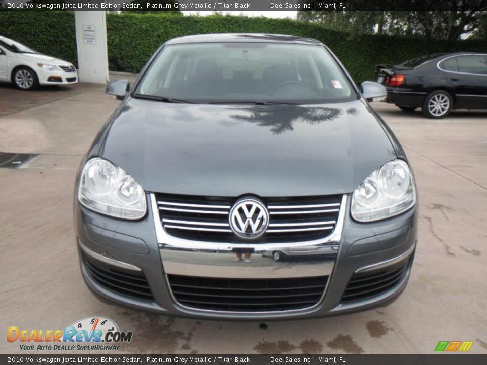 2010 Volkswagen Jetta Limited Edition Sedan Platinum Grey Metallic / Titan Black Photo #8