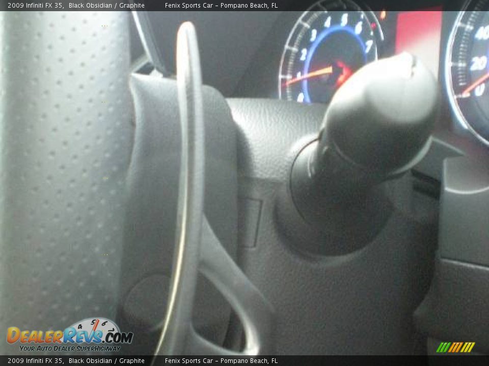 2009 Infiniti FX 35 Black Obsidian / Graphite Photo #25