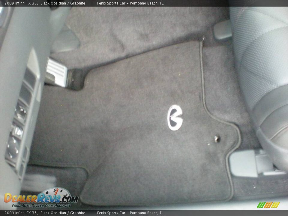 2009 Infiniti FX 35 Black Obsidian / Graphite Photo #26