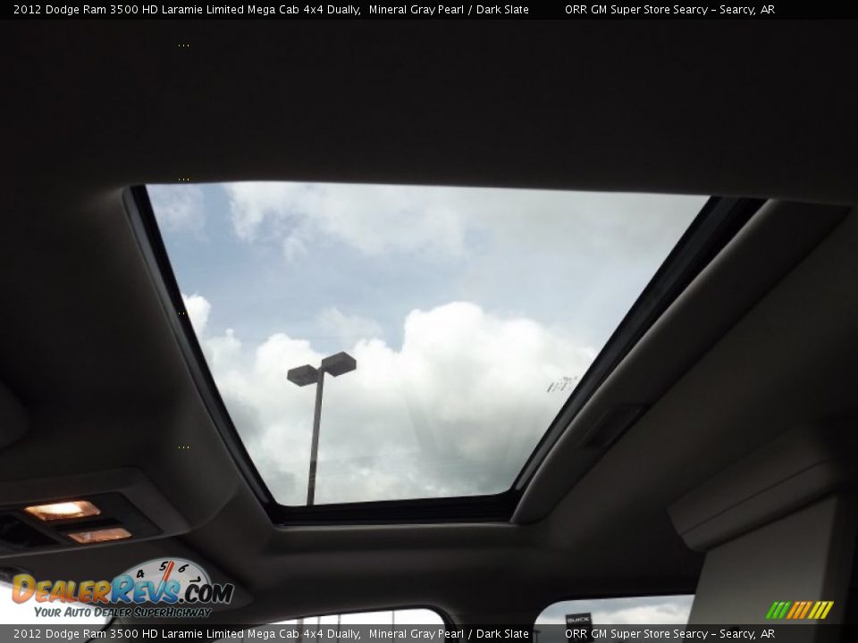 Sunroof of 2012 Dodge Ram 3500 HD Laramie Limited Mega Cab 4x4 Dually Photo #16