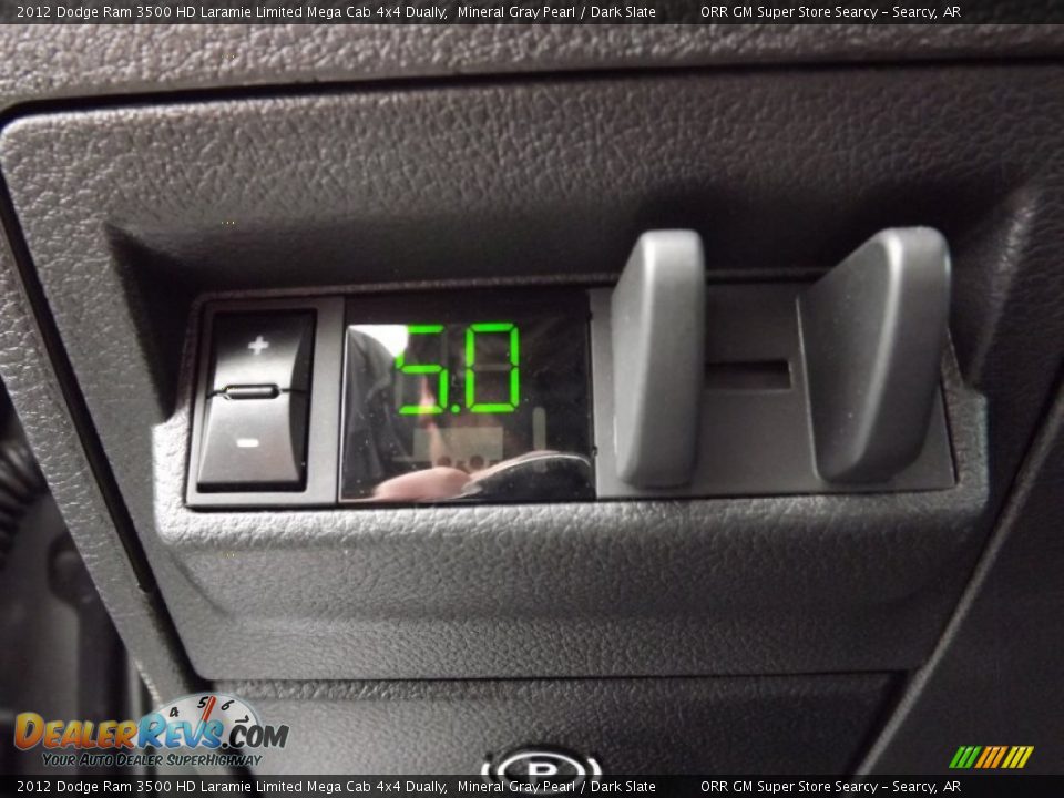 2012 Dodge Ram 3500 HD Laramie Limited Mega Cab 4x4 Dually Mineral Gray Pearl / Dark Slate Photo #18
