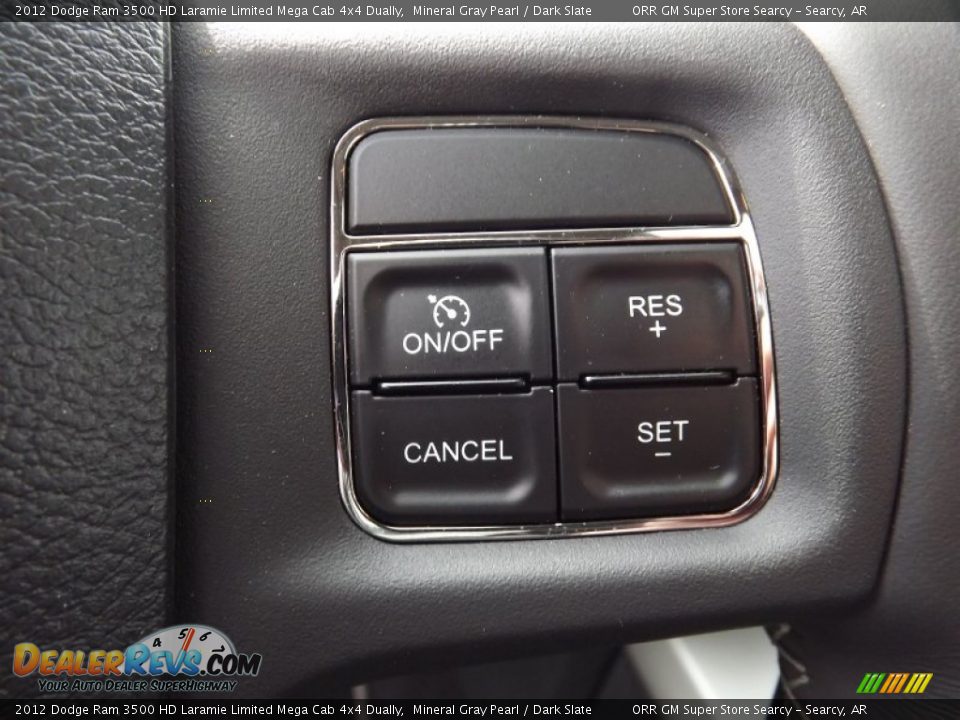 Controls of 2012 Dodge Ram 3500 HD Laramie Limited Mega Cab 4x4 Dually Photo #22