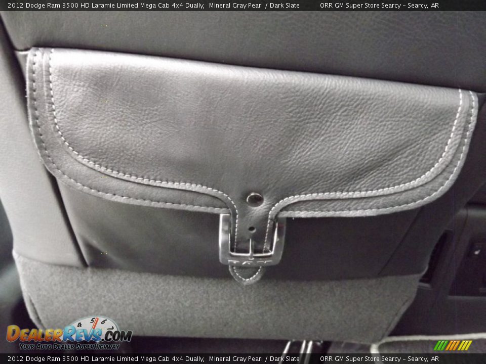 2012 Dodge Ram 3500 HD Laramie Limited Mega Cab 4x4 Dually Mineral Gray Pearl / Dark Slate Photo #27