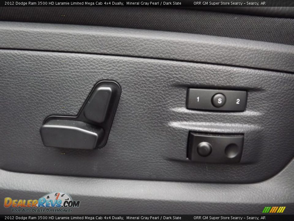 Controls of 2012 Dodge Ram 3500 HD Laramie Limited Mega Cab 4x4 Dually Photo #29