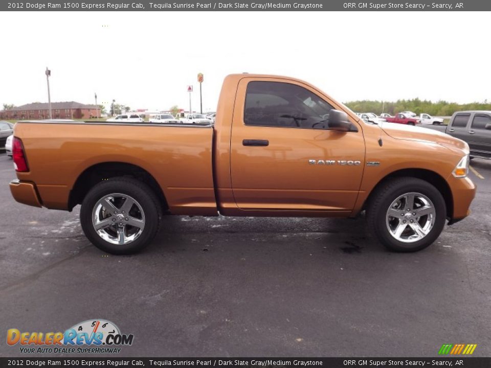 2012 Dodge Ram 1500 Express Regular Cab Tequila Sunrise Pearl / Dark Slate Gray/Medium Graystone Photo #4