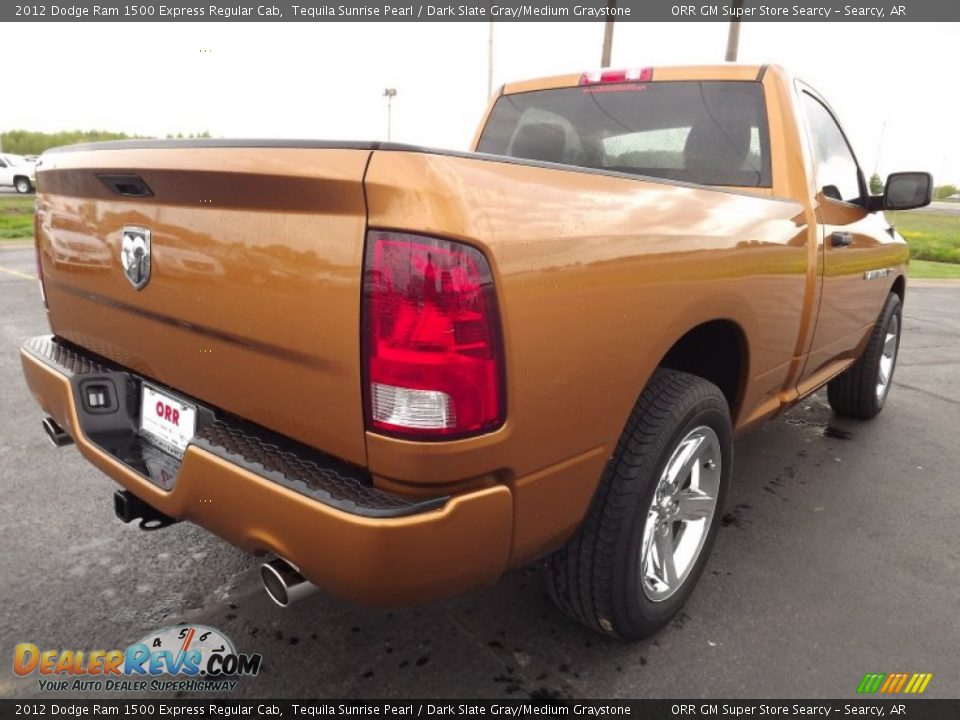 2012 Dodge Ram 1500 Express Regular Cab Tequila Sunrise Pearl / Dark Slate Gray/Medium Graystone Photo #5