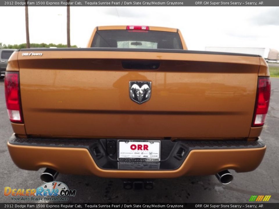 2012 Dodge Ram 1500 Express Regular Cab Tequila Sunrise Pearl / Dark Slate Gray/Medium Graystone Photo #6