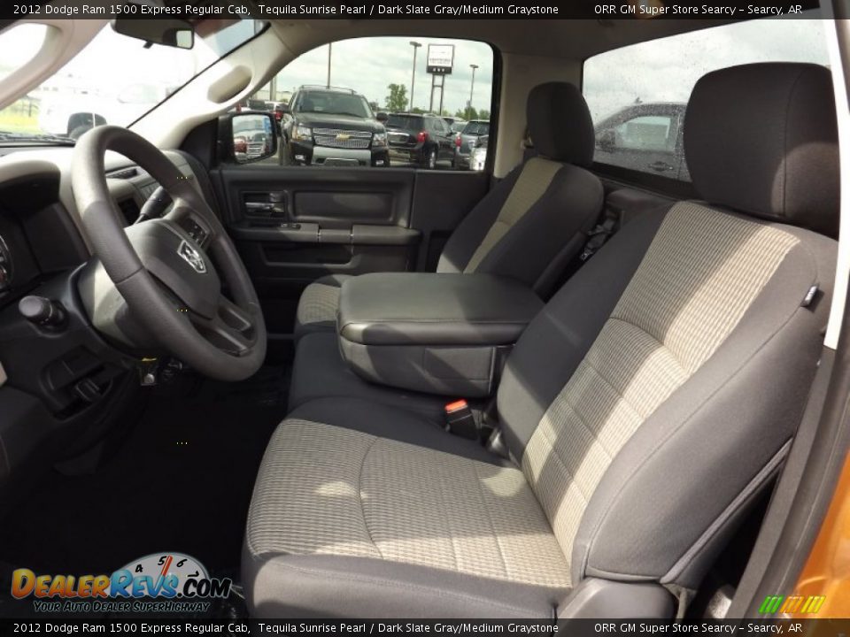 2012 Dodge Ram 1500 Express Regular Cab Tequila Sunrise Pearl / Dark Slate Gray/Medium Graystone Photo #11