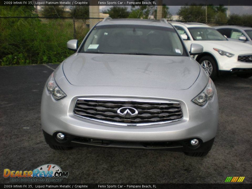 2009 Infiniti FX 35 Liquid Platinum Metallic / Graphite Photo #1