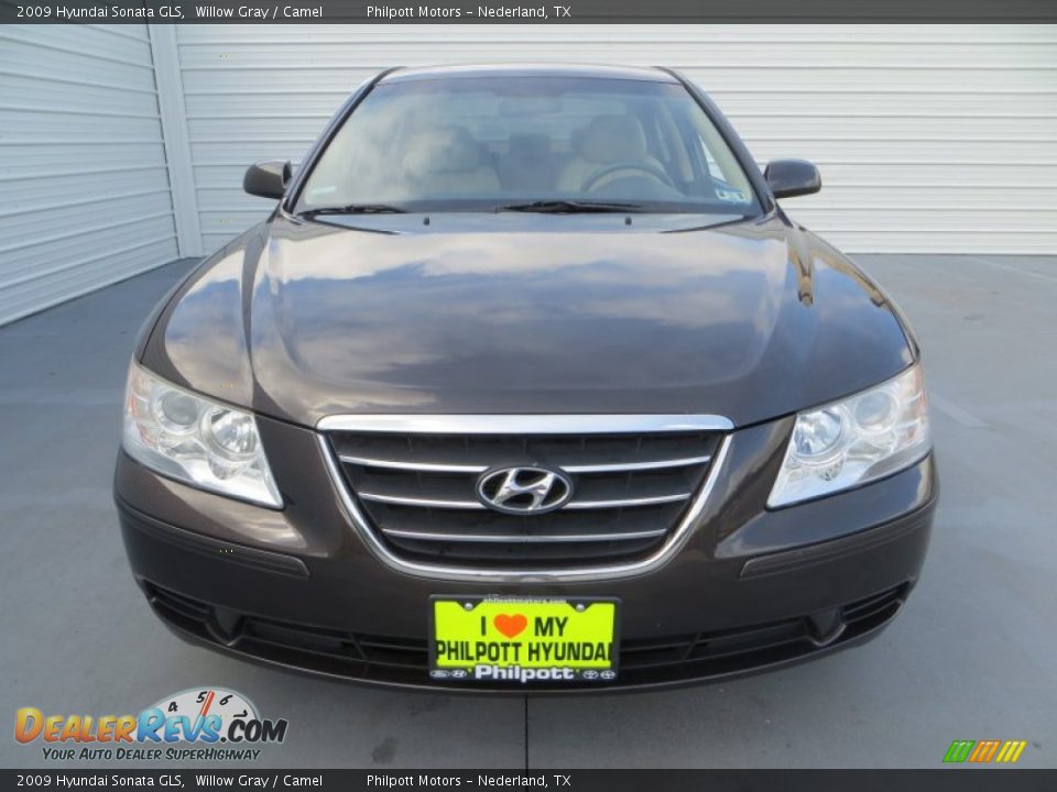 2009 Hyundai Sonata GLS Willow Gray / Camel Photo #8