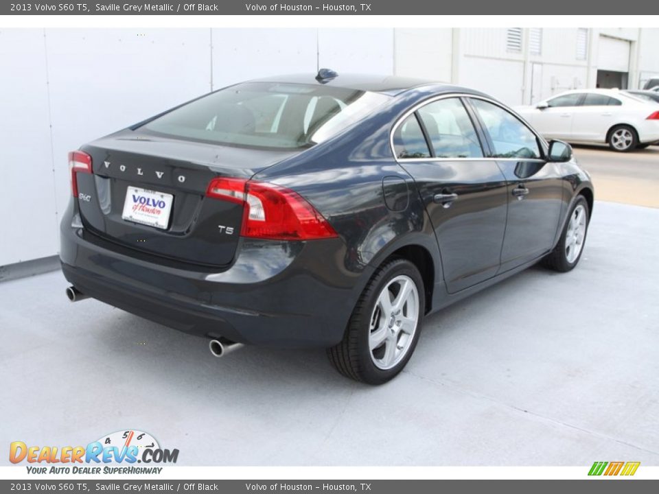 2013 Volvo S60 T5 Saville Grey Metallic / Off Black Photo #7