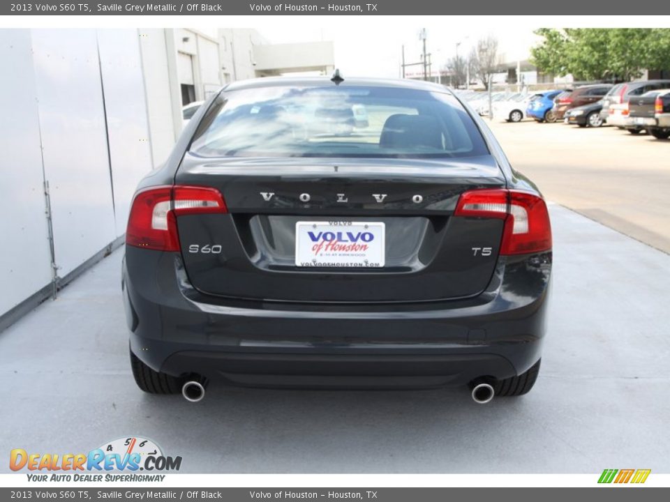 2013 Volvo S60 T5 Saville Grey Metallic / Off Black Photo #8