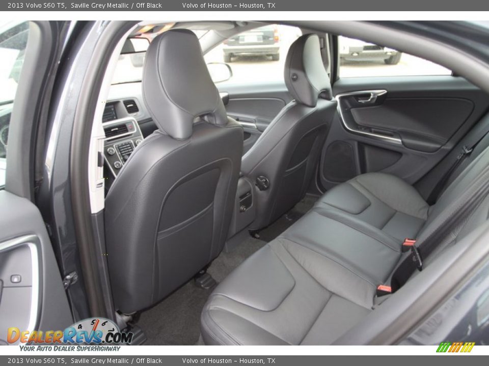 2013 Volvo S60 T5 Saville Grey Metallic / Off Black Photo #12