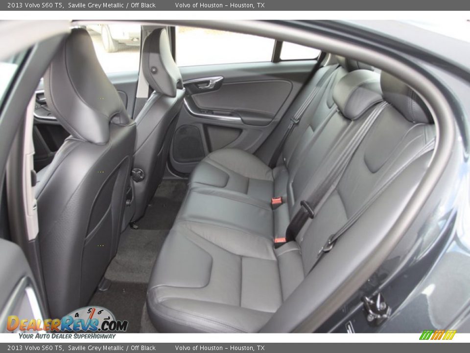 2013 Volvo S60 T5 Saville Grey Metallic / Off Black Photo #13