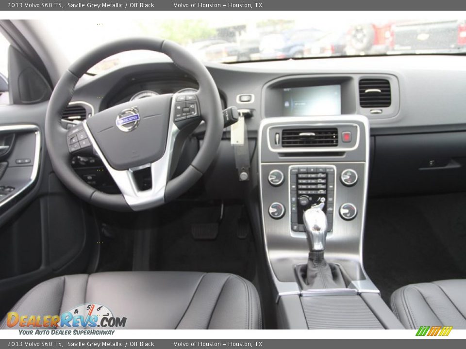 2013 Volvo S60 T5 Saville Grey Metallic / Off Black Photo #14