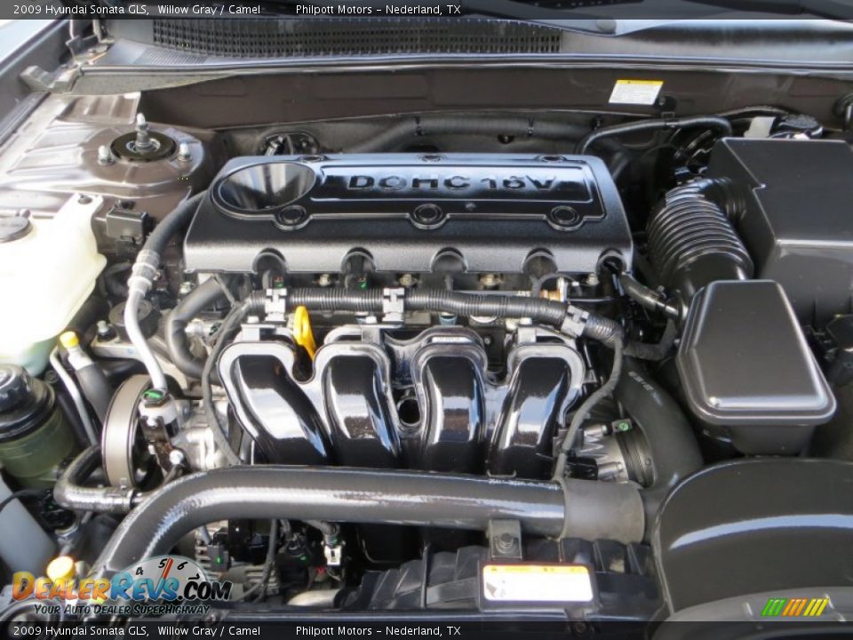 2009 Hyundai Sonata GLS Willow Gray / Camel Photo #23