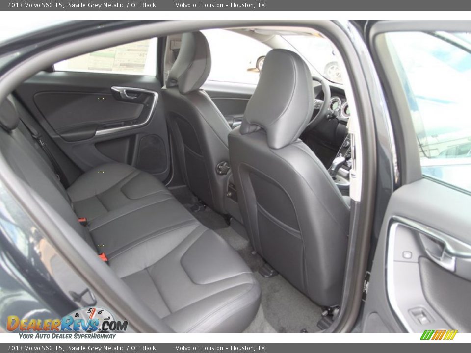 2013 Volvo S60 T5 Saville Grey Metallic / Off Black Photo #17