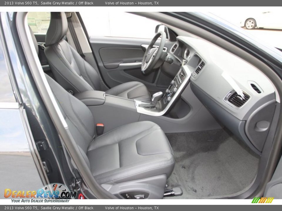 2013 Volvo S60 T5 Saville Grey Metallic / Off Black Photo #20