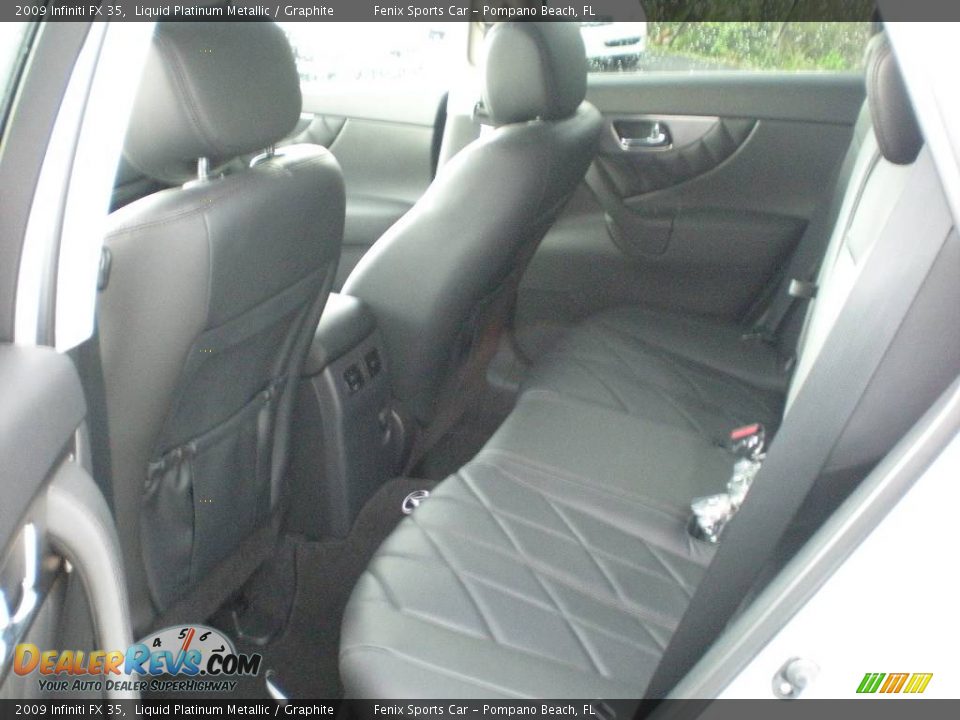 2009 Infiniti FX 35 Liquid Platinum Metallic / Graphite Photo #6