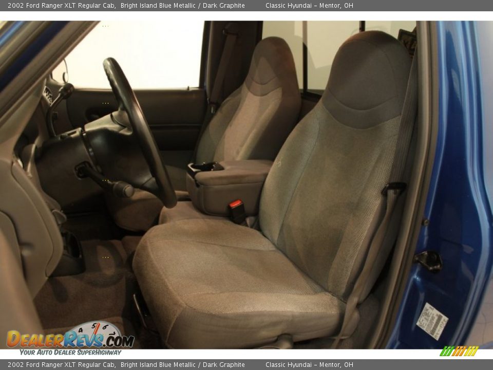 2002 Ford Ranger XLT Regular Cab Bright Island Blue Metallic / Dark Graphite Photo #5