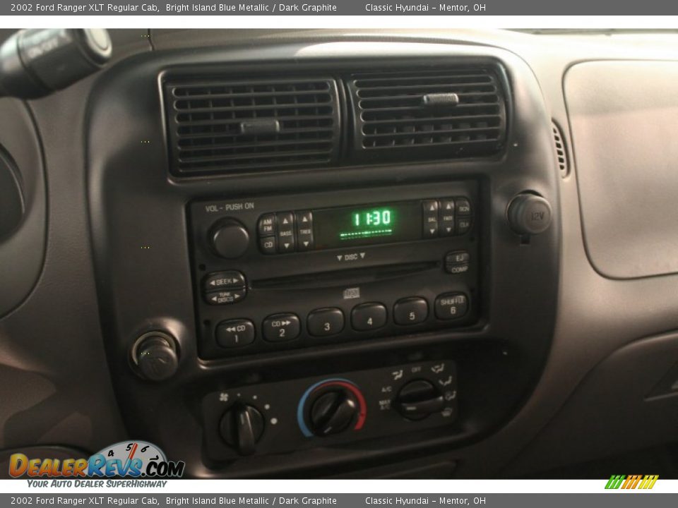 2002 Ford Ranger XLT Regular Cab Bright Island Blue Metallic / Dark Graphite Photo #8